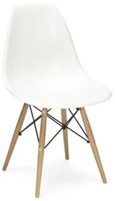 ShopJK SCAUN CLASSIC ALB, STILUL SCANDINAV