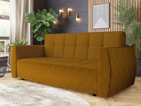 Canapea extensibilă Pexalo (muștar) (cu sp. depozitare). 1105604