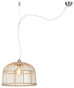 Lustra din lemn de bambus, material natural, durabil si ecologic, Borneo 42cm