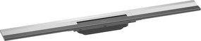 Capac pentru rigola de dus Hansgrohe RainDrain Flex ajustabil 80 cm crom lucios