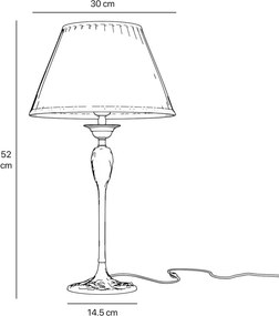 Veioza, Lampa de masa design clasic italian Simona