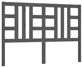 Tablie de pat, gri, 166x4x100 cm, lemn masiv de pin Gri, 166 x 4 x 100 cm, 1