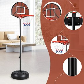 Coș de baschet 2 în 1 cu panou dublu – joc de darts inclus