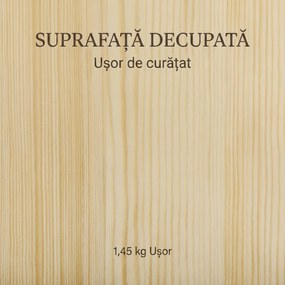 HOMCOM Bancă de Sufragerie din Lemn 150 cm, pentru 3 Persoane, Ideală pentru Bucătărie sau Intrare, Finisaj Natural | Aosom Romania