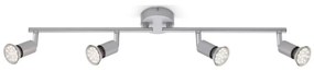 Spot LED Briloner 2906-044 PICCO 4xGU10/3W/230V