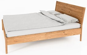 Pat din lemn de stejar 90x200 cm Pola – The Beds