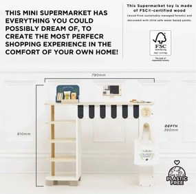 Masă cu casă de marcat și accesorii Le Toy Van