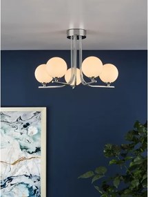 Där Lighting CRA5450-02 - Lustră pe tijă CRADLE 5xG9/25W/230V crom lucios