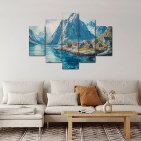 Tablou - Sat norvegian (150x105 cm)