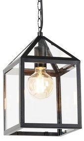 Lampă suspendată inteligentă pentru exterior neagră IP23 inclusiv Wi-Fi G95 - Amsterdam