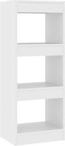 vidaXL Bibliotecă/Separator cameră, alb, 40x30x103 cm, PAL
