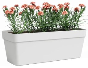 Jardinieră din plastic reciclat cu sistem de auto-irigare 50 cm Capri – Artevasi