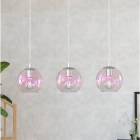 Eglo 901919 - Lustră suspendată pe cablu ARISCANI, 3 x E27, 60 W, 230 V, crom lucios