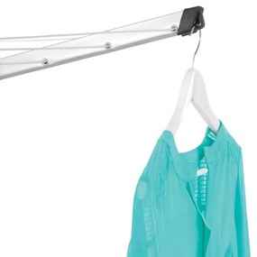Brabantia Lift-O-Matic Advance spațiu exterior 90300255, 60 m, Înălțime reglabilă, Ancoră pentru beton, Cutie, Geantă cu cleme, Rezistent la coroziune, Inox