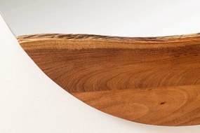 Oglinda decorativa cu margini din lemn Mirror 100cm