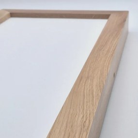 Plafonieră LED dimabilă Brilagi WOODY FRAME LED/50W/230V stejar 120x30 cm IP44 + telecomandă