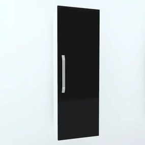 Armonia Suspendat vertical cu 1 usa cu maner front PAL Negru