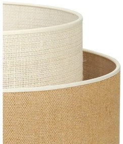 Lampadar YUTE Duolla BOHO 1xE27/15W/230V d. 45 cm maro/crem