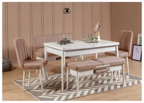 Scaun sufragerie Vlasta 1 (alb + piatră) . 1093078