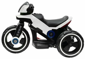 Motocicletă electrică pentru copii Baby Mix Raftnegru și alb, 100 x 50 x 61 cm