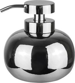 Dozator de săpun lichid argintiu din ceramică 200 ml Lotus – Mette Ditmer Denmark