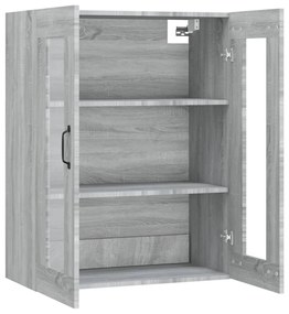Dulap de perete suspendat, gri sonoma, 69,5x34x90 cm 1, sonoma gri