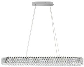 Lustra LED suspendata ovala design elegant ARIETTA L-119cm