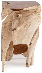 Consola finisaj natural din lemn de Teak, 120x45x80 cm, Lisandra Bizzotto