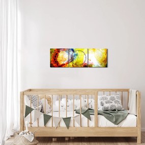 Tablou - Fluture spațial (cu ceas) (90x30 cm)