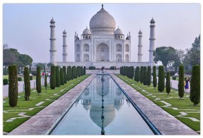 Tablou - Taj Mahal în răsăsrit de soare (90x60 cm)