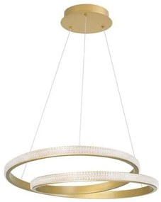 Lustra LED dimabila design elegant GRANIA auriu