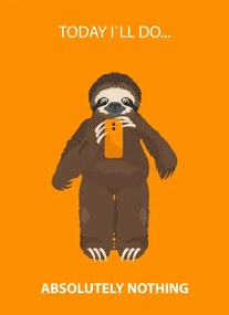 Ilustrație The story of one sloth. At, Dmytro Bosnak