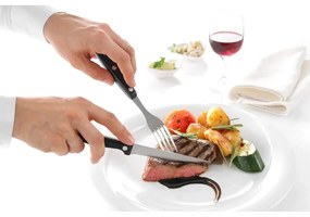 Set 6 furculițe de friptură din oțel inoxidabil Hendi