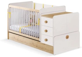 Patut transformabil (70x115-70x160cm) NATURA BABY