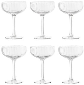 Set de pahare 6 buc. de șampanie 250 ml Astrid – Bloomingville
