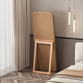 Oglindă decorativa - Montare podea, perete sau montare independenta, cu rama pluș și picior de susținere, 160x60 cm