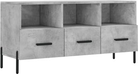 vidaXL Dulap TV, gri beton, 102x36x50 cm, lemn prelucrat
