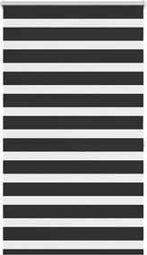 vidaXL Jaluzea Zebră 100,9x175 cm Lățime material 96,7 cm negru