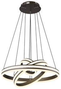 Lustra LED cu telecomanda design modern Grouni 60cm