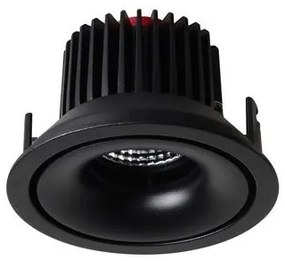 Spot LED incastrabil tavan fals / plafon GIO negru