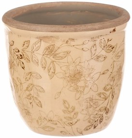 Vase ceramică pentru flori Flores retro, 11 x 10cm, 11 cm
