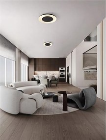Plafoniera LED design modern EPOSI negru D-60cm