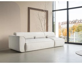 Șezlong modular alb (cu colț pe partea stângă ) Flex Felix – Miuform