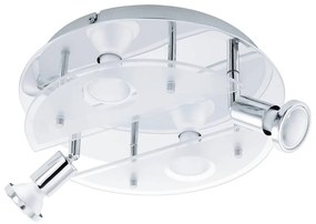 Spot LED RGBW dimabil Eglo 75381 CABO-C 4xGU10/4W/230V + telecomandă