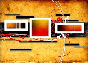 Tablou pe sticlă - Abstract (70x50 cm)