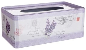 Cutie din tablă pentru şerveţele LAVENDER
