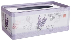 Cutie din tablă pentru şerveţele LAVENDER