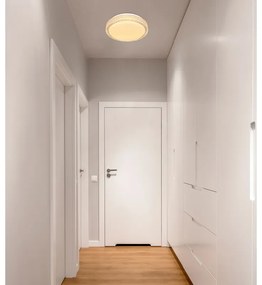 Plafoniera LED moderna cu decor stralucitor OVI 12W