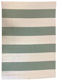 Covor de exterior, cu doua fete, 180x120 cm, verde-bej