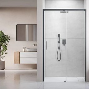 Usa de nisa culisanta Radaway Idea DWJ 100 cm sticla 6 mm finisaj GunMetal periat-transparent deschidere dreapta